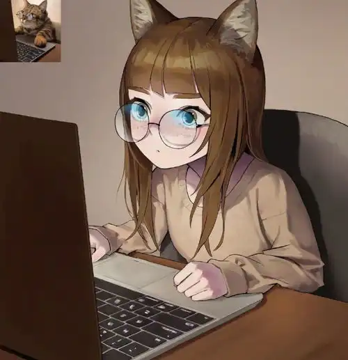 美图赏猫耳娘壁纸网红表情包猫猫拟人快给我变画师dhk