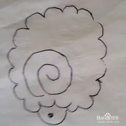 儿童简笔画小绵羊