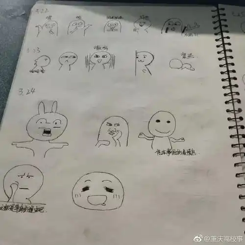 表情重庆这家大学课外作业满满都是表情包果然是别人家的学校表情