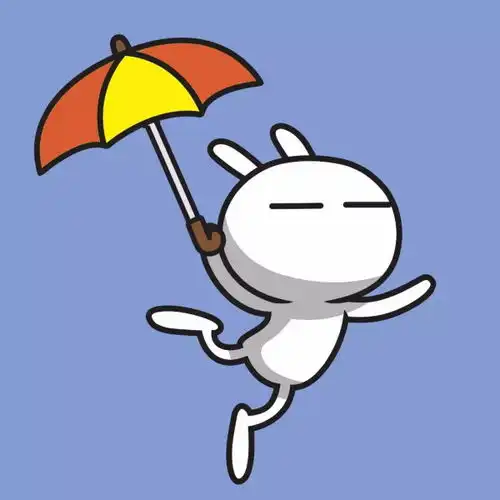找一张兔斯基的图片有蓝色的