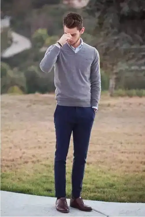 男生拍照必学的5个实用pose