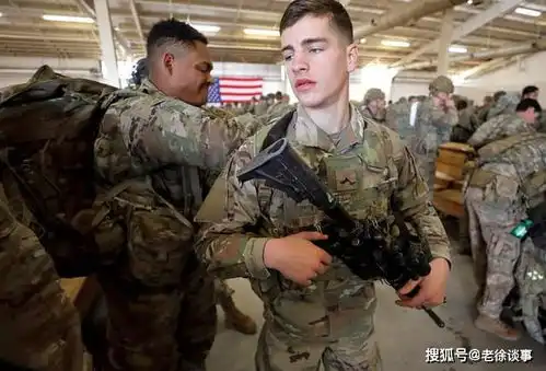美军第一批750名空降兵奉命开拔前往中东,士兵脸上毫无表情