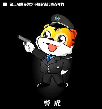 2018世界警察手枪射击比赛卡通形象征集部分作品欣赏
