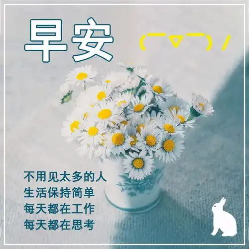 最美早上好祝福语表情带字温馨早安心语问候祝福语录