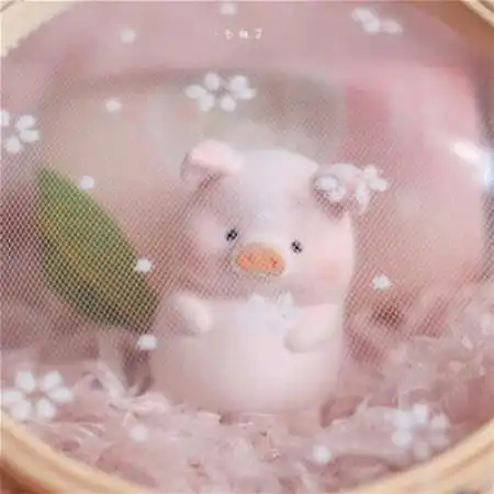 女孩子用的超可爱的头像粉色猪猪玩偶一看就喜欢的