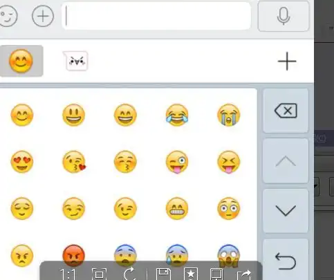 我的手机是红米note我在聊天时emoji表情正常,但是我一进去nice美图就变成了一坨黄色的东西
