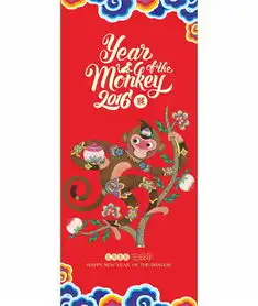猴年吉祥物小猴子丙申猴年2016图片设计素材高清cdr模板下载2.19mb其他海报大全