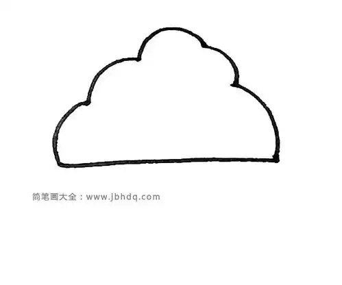 学画天气简笔画刮风