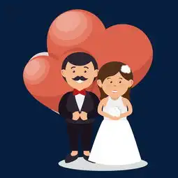 q版浪漫情人节婚礼图片素材其他格式下载动漫人物大全