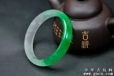 冰种飘绿通透色正绿色翡翠半油青绿玉手镯