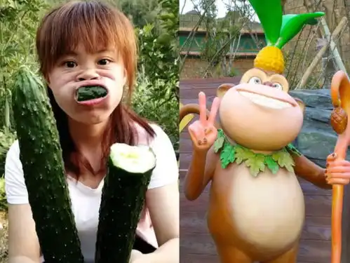 吃相神似吉吉国王而走,讲真,她可能就是真人版的吉吉国王