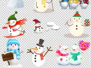卡通可爱冬天雪人png免抠素材图片设计高清psd模板下载57.92mb其他大全
