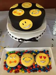 当emoji变成甜点简直要笑哭了