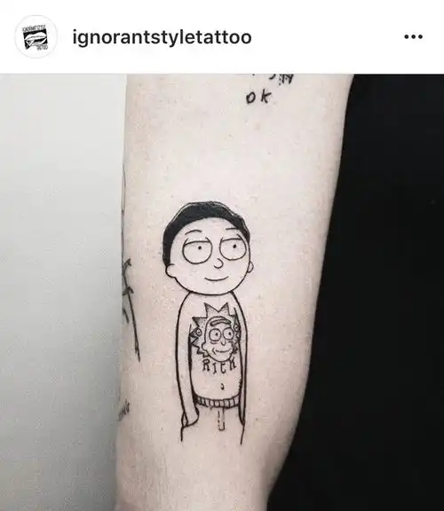搞怪系纹身图集