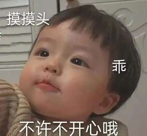 丸子妹表情包不许不开心哦
