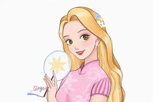 旗袍版的迪士尼公主都好可爱啊,特别是木兰这个表情,太俏皮了