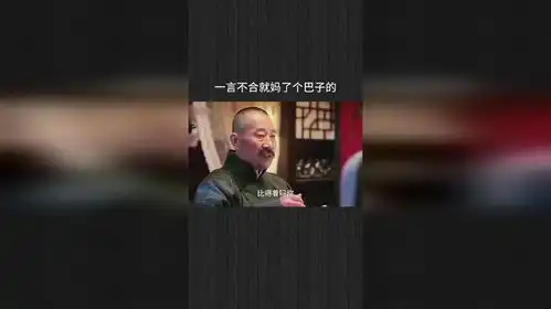 一言不合就妈了个巴子的