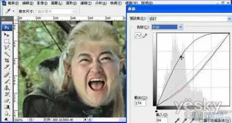 photoshop移花接木合成恶搞人脸拼接做法