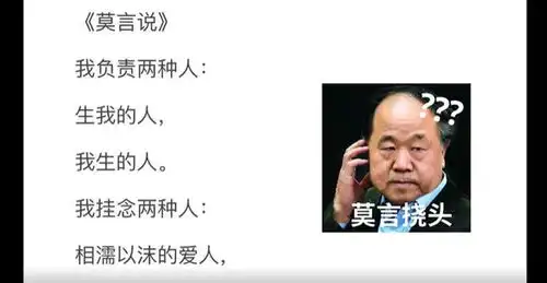 莫言真不是我写的